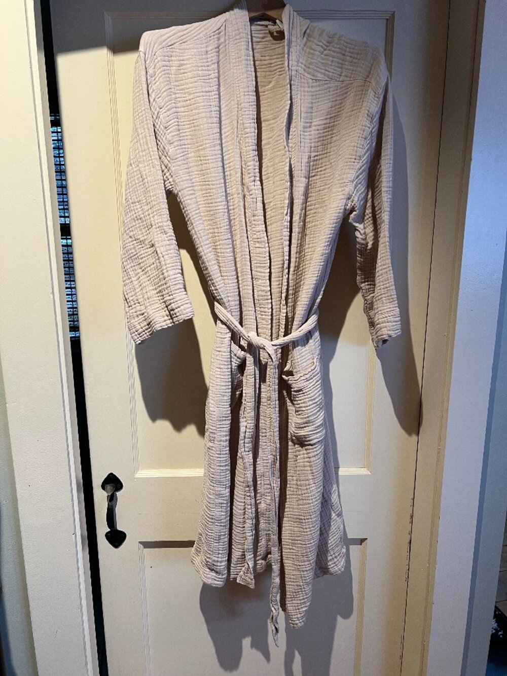H&M Cotton Muslin Robe with Pockets - Picture 3 of 4